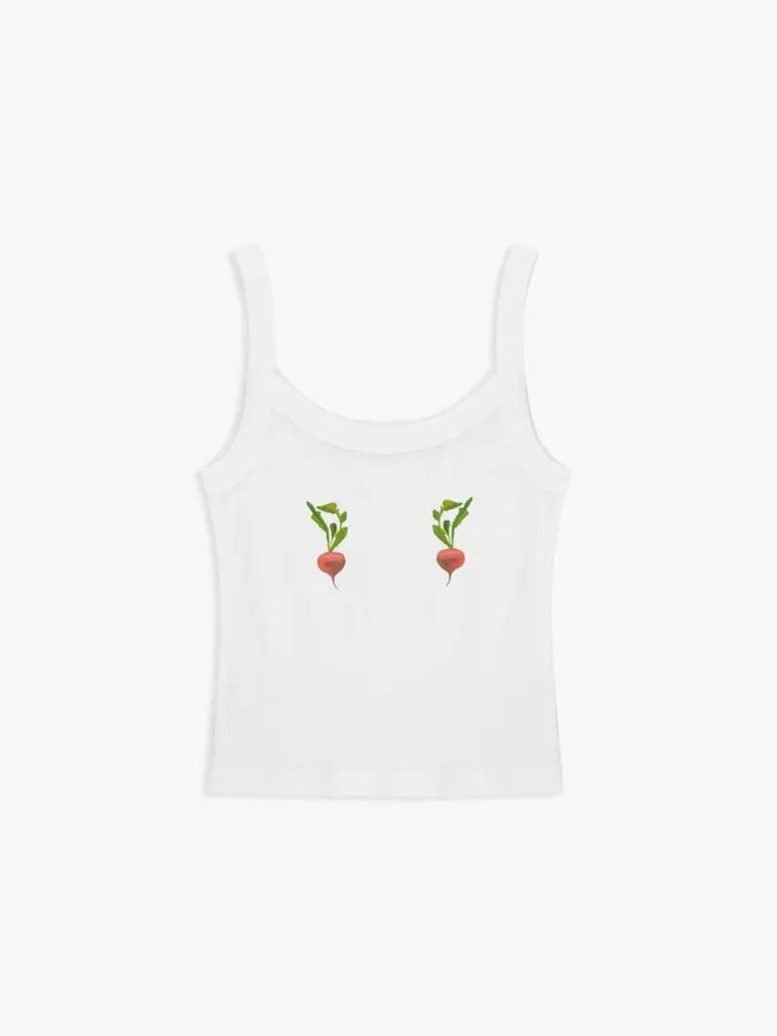 Women Harley Tank Picnic Radish Lisa Says Gah Graphic Tees