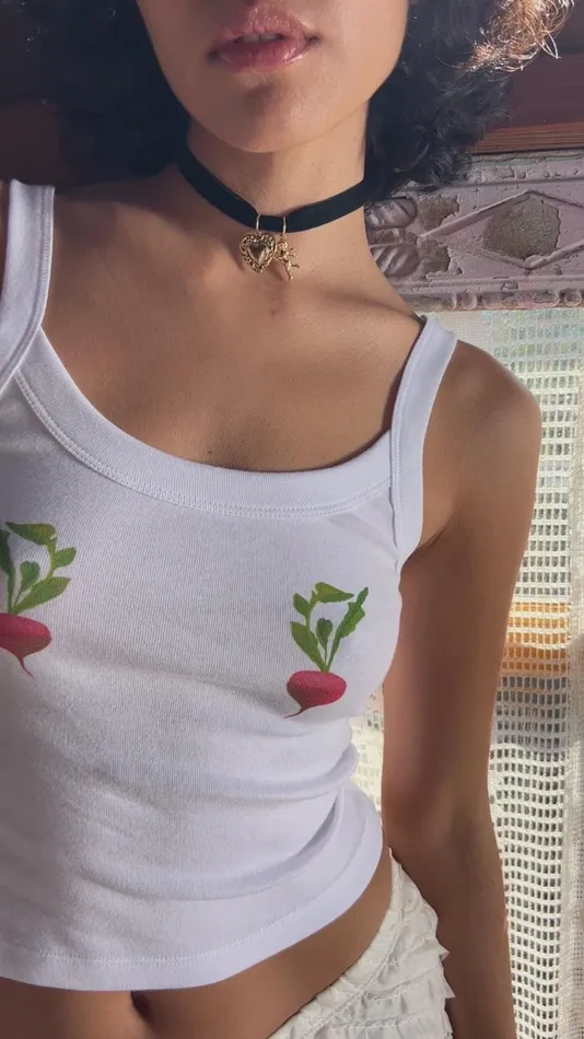 Women Harley Tank Picnic Radish Lisa Says Gah Sleeveless Tops