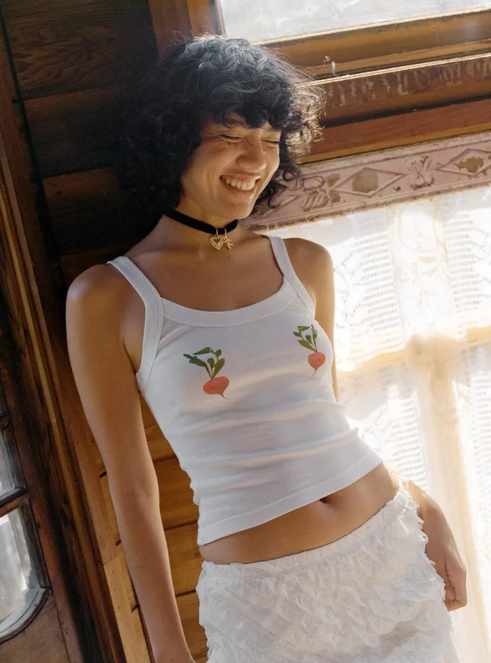Women Harley Tank Picnic Radish Lisa Says Gah Sleeveless Tops