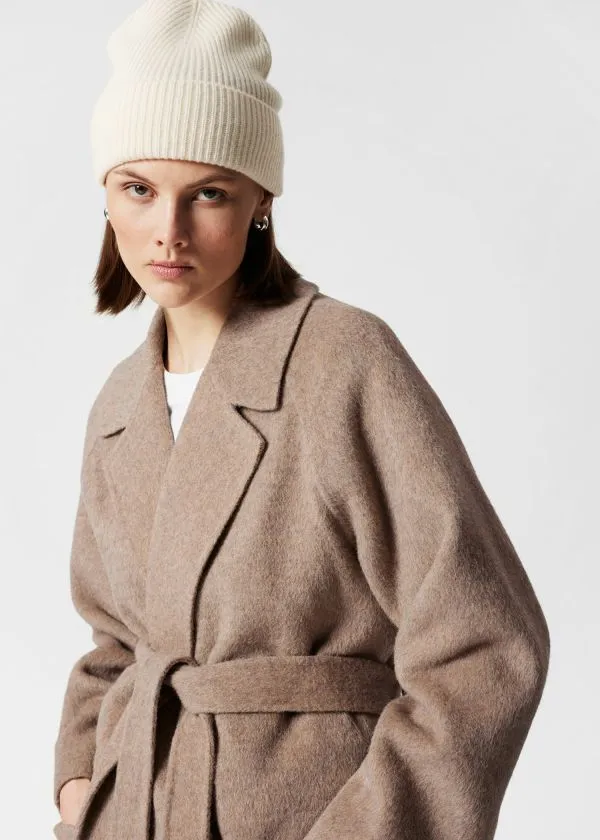 Women Headwear and Other Stories Cashmere Beanie Cream Women Headwear and Other Stories Cashmere Beanie Cream