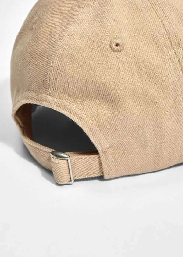 Women Headwear and Other Stories Fringed Baseball Cap Ecru Women Headwear and Other Stories Fringed Baseball Cap Ecru
