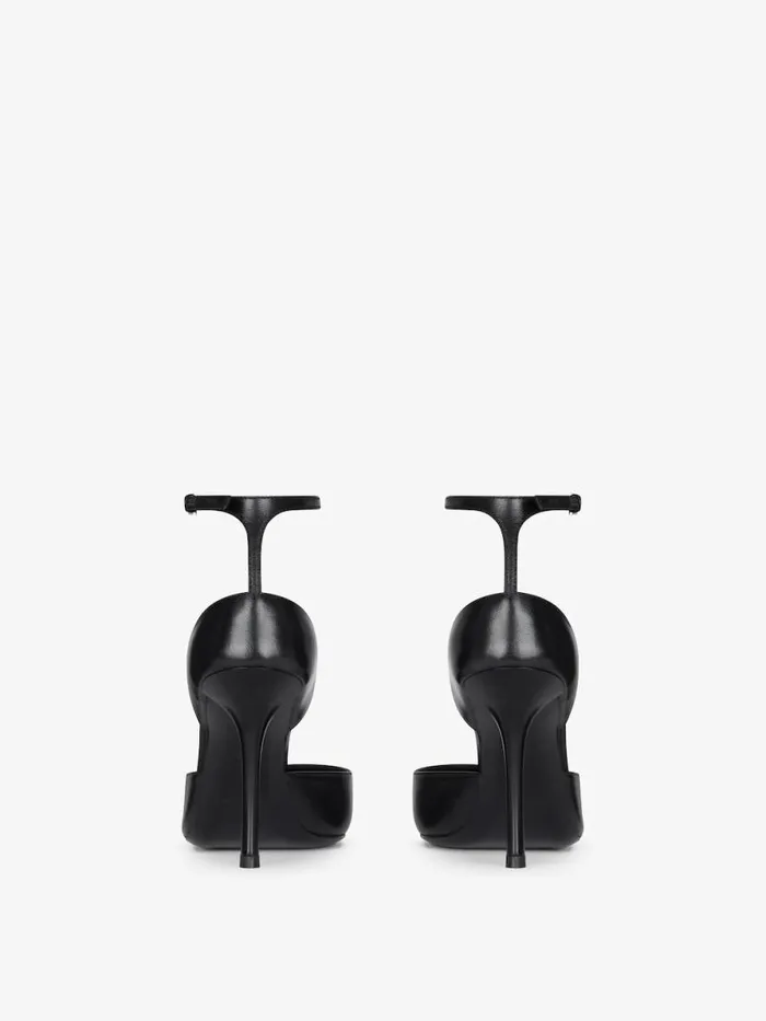 Women Heels Givenchy Show Pumps In Leather With Stockings Black Women Heels Givenchy Show Pumps In Leather With Stockings Black