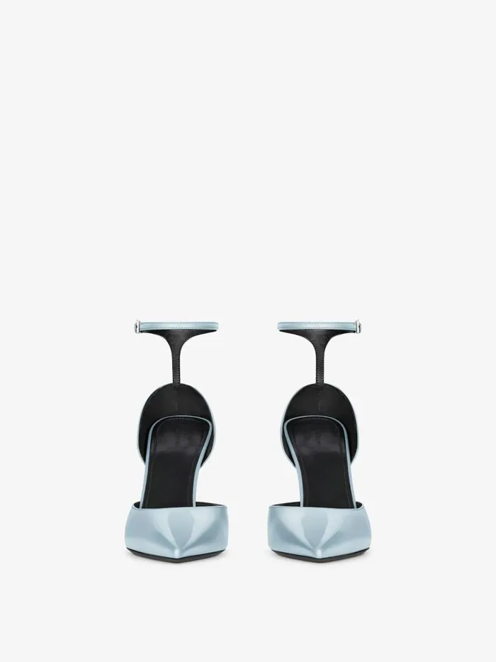 Women Heels Givenchy Show Pumps In Leather With Stockings Grey Women Heels Givenchy Show Pumps In Leather With Stockings Grey