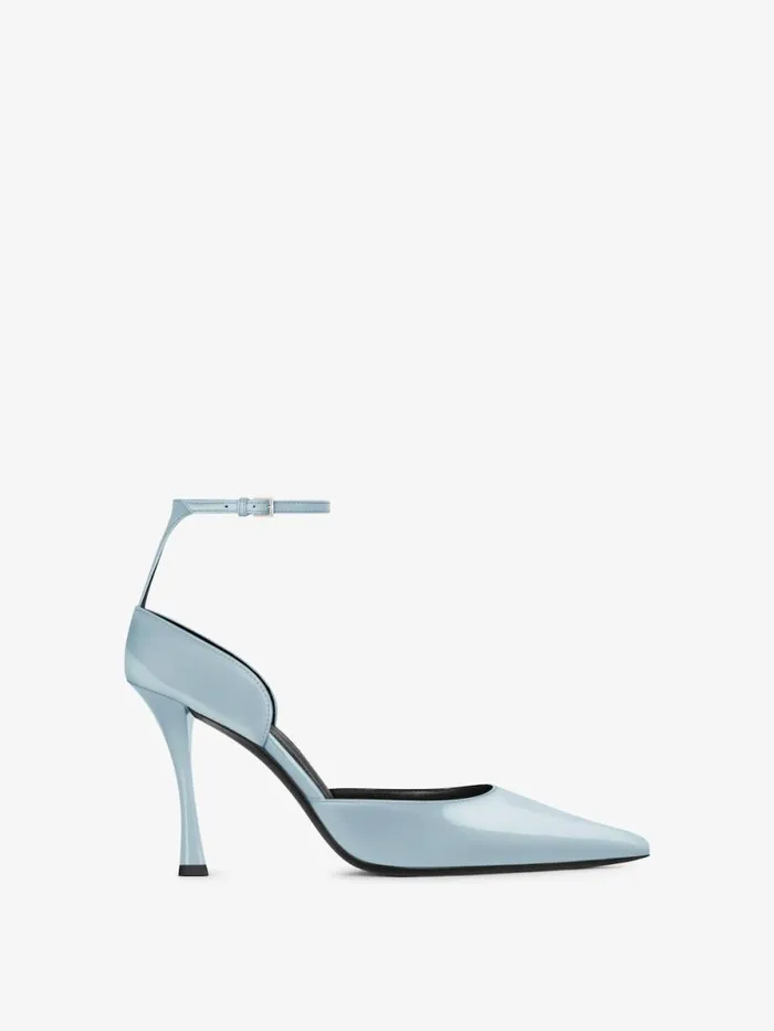 Women Heels Givenchy Show Pumps In Leather With Stockings Grey Women Heels Givenchy Show Pumps In Leather With Stockings Grey
