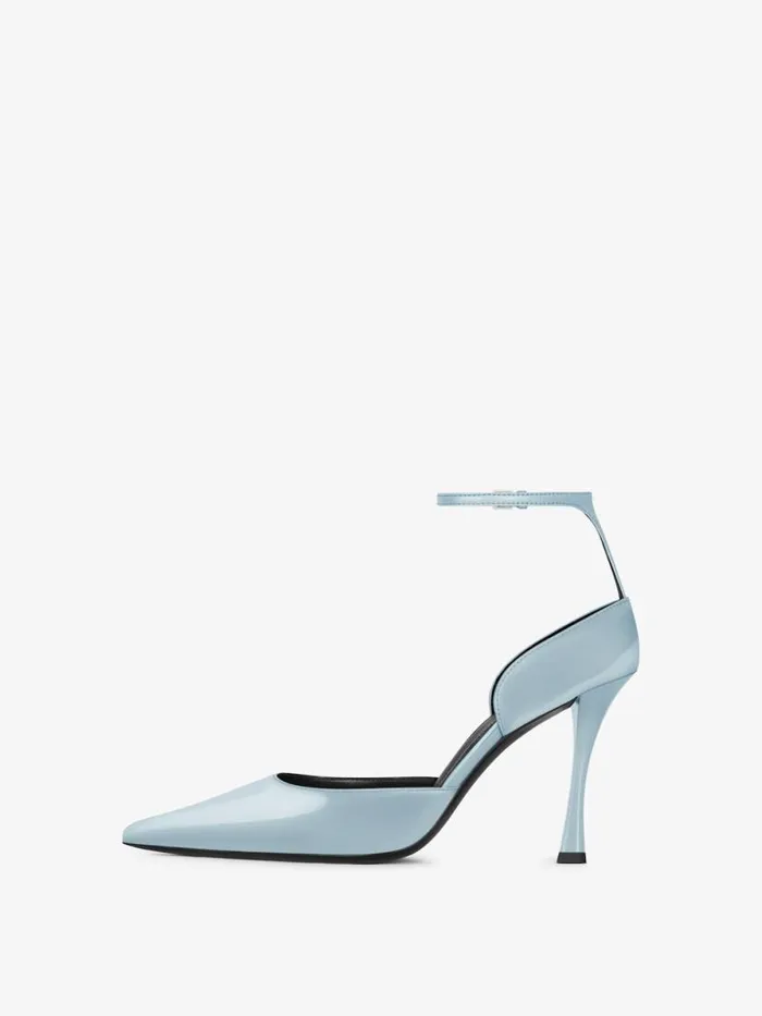 Women Heels Givenchy Show Pumps In Leather With Stockings Grey Women Heels Givenchy Show Pumps In Leather With Stockings Grey