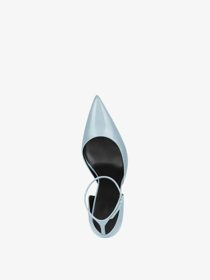 Women Heels Givenchy Show Pumps In Leather With Stockings Grey Women Heels Givenchy Show Pumps In Leather With Stockings Grey