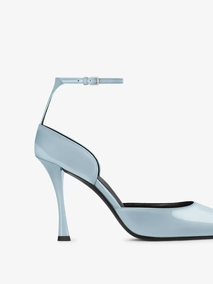 Women Heels Givenchy Show Pumps In Leather With Stockings Grey Women Heels Givenchy Show Pumps In Leather With Stockings Grey