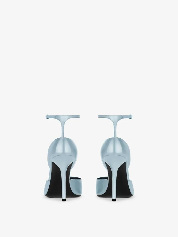 Women Heels Givenchy Show Pumps In Leather With Stockings Grey Women Heels Givenchy Show Pumps In Leather With Stockings Grey