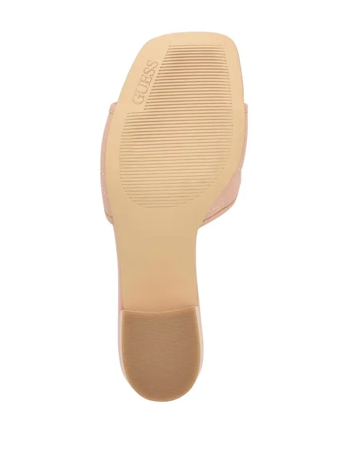 Women Heels GUESS Ulliy Heeled Sandals Light Natural 110 Women Heels GUESS Ulliy Heeled Sandals Light Natural 110
