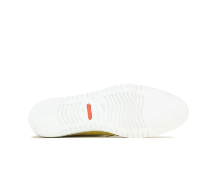 Women Hush Puppies Everyday Lace Up Sun Yellow Nubuck Sneakers