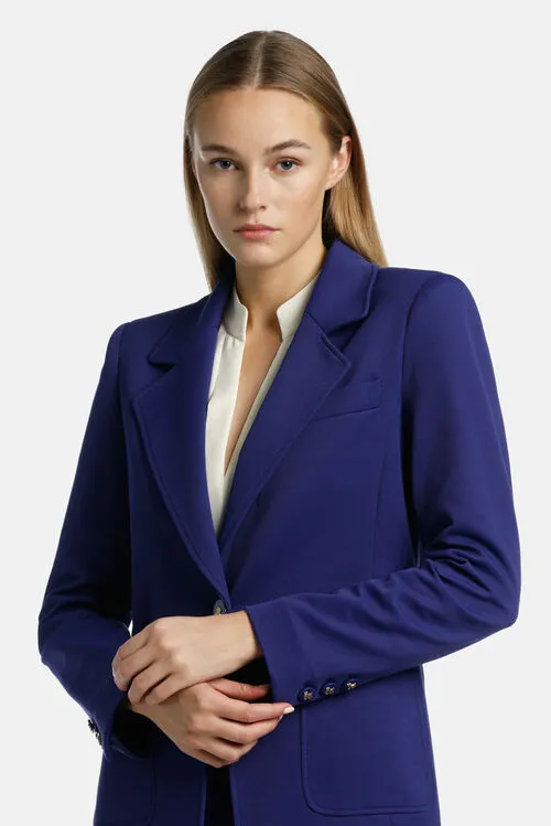 Women Jackets and Blazers Luisa Spagnoli Vertenza Vertenza Bluette Women Jackets and Blazers Luisa Spagnoli Vertenza Vertenza Bluette