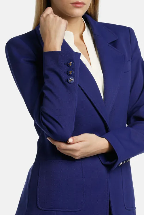Women Jackets and Blazers Luisa Spagnoli Vertenza Vertenza Bluette Women Jackets and Blazers Luisa Spagnoli Vertenza Vertenza Bluette