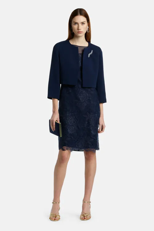 Women Jackets and Blazers Luisa Spagnoli Vidia Vidia Periwinkle Women Jackets and Blazers Luisa Spagnoli Vidia Vidia Periwinkle
