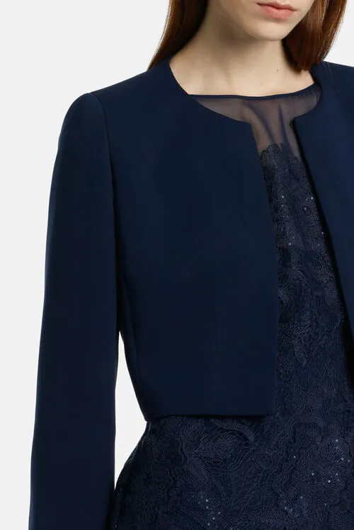 Women Jackets and Blazers Luisa Spagnoli Vidia Vidia Periwinkle Women Jackets and Blazers Luisa Spagnoli Vidia Vidia Periwinkle