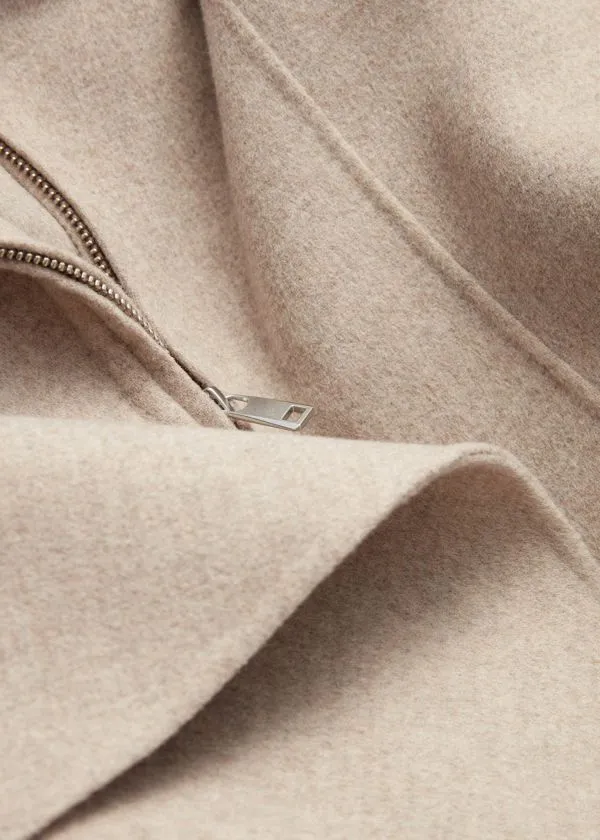 Women Jackets and Coats and Other Stories Asymmetric Wool Cape Beige Women Jackets and Coats and Other Stories Asymmetric Wool Cape Beige