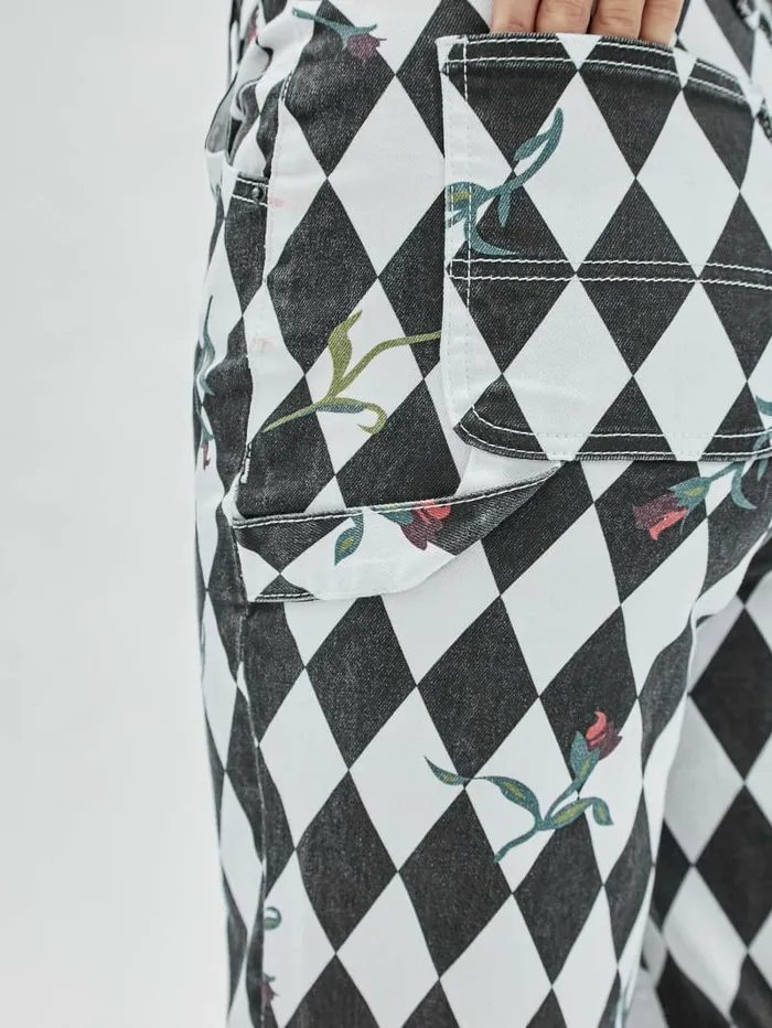 Women Jeans and Denim GUESS GUESS Originals Diamond Carpenter Jeans Jet Black Multi Women Jeans and Denim GUESS GUESS Originals Diamond Carpenter Jeans Jet Black Multi