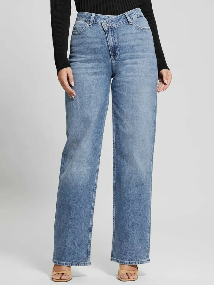 Women Jeans and Denim GUESS Hollis HighRise Straight Jeans Oneroa