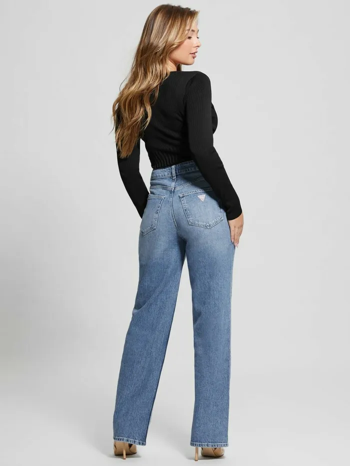 Women Jeans and Denim GUESS Hollis HighRise Straight Jeans Oneroa