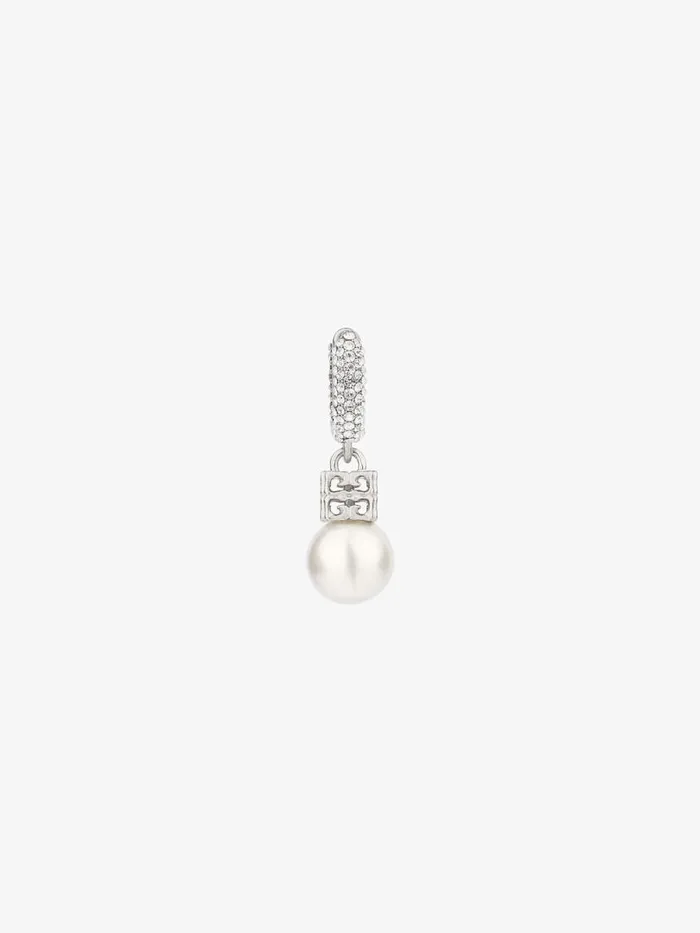 Women Jewelry Givenchy Pearl Earcuff In Metal With Crystals Whitesilvery Women Jewelry Givenchy Pearl Earcuff In Metal With Crystals Whitesilvery