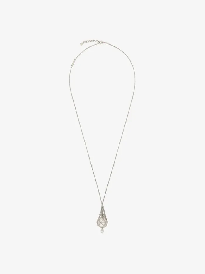 Women Jewelry Givenchy Pearling Necklace In Metal With Pearls And Crystals Whitesilvery Women Jewelry Givenchy Pearling Necklace In Metal With Pearls And Crystals Whitesilvery