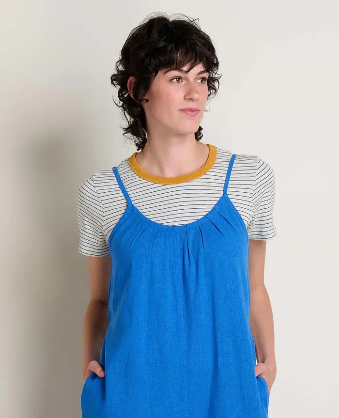 Women Jumpsuits and Overalls Toad and Co Taj Hemp Strappy Jumpsuit Chicory