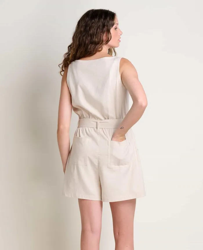 Women Jumpsuits and Overalls Toad and Co Tarn Romper Oatmeal
