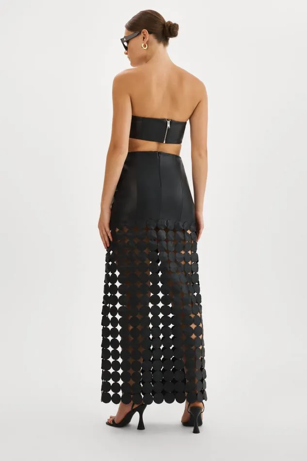 Women KALI MultiCircle Maxi Skirt Black LAMARQUE Skirts Women KALI MultiCircle Maxi Skirt Black LAMARQUE Skirts