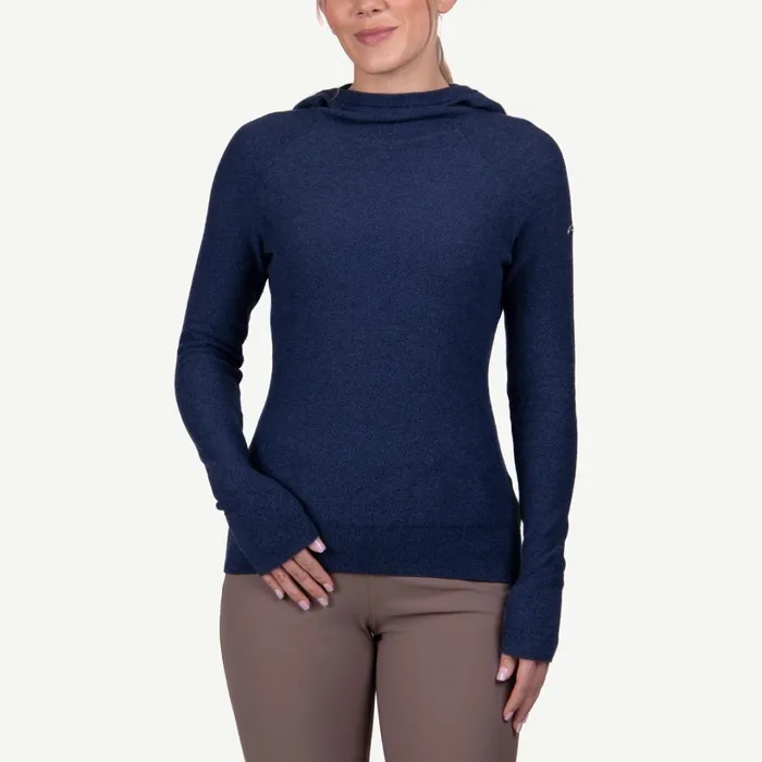 Women Kessy Hooded Sweater Atlanta Blue KJUS Activewear