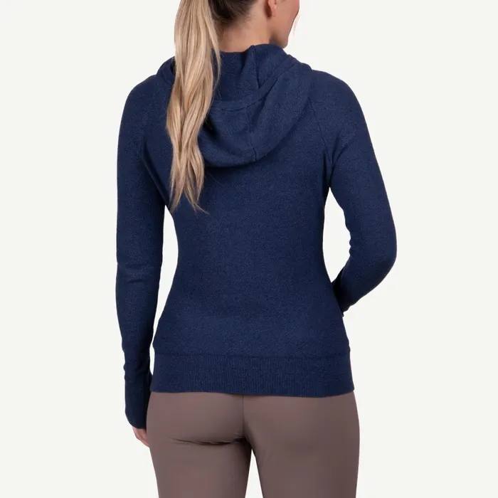 Women Kessy Hooded Sweater Atlanta Blue KJUS Activewear