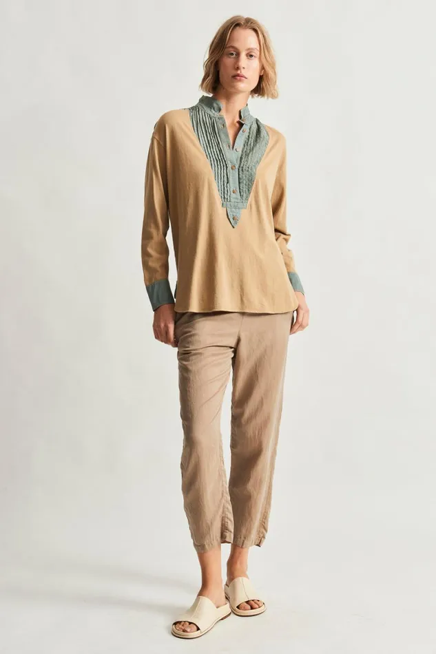 Women Khaki Igbo Top Raquel Allegra Tops