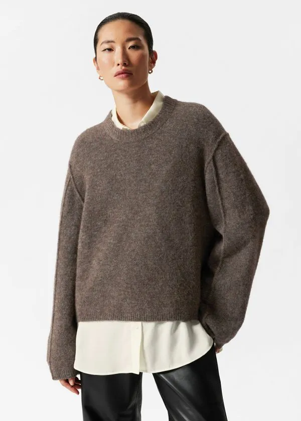 Women Knitwear and Other Stories AlpacaBlend Knit Jumper Mole