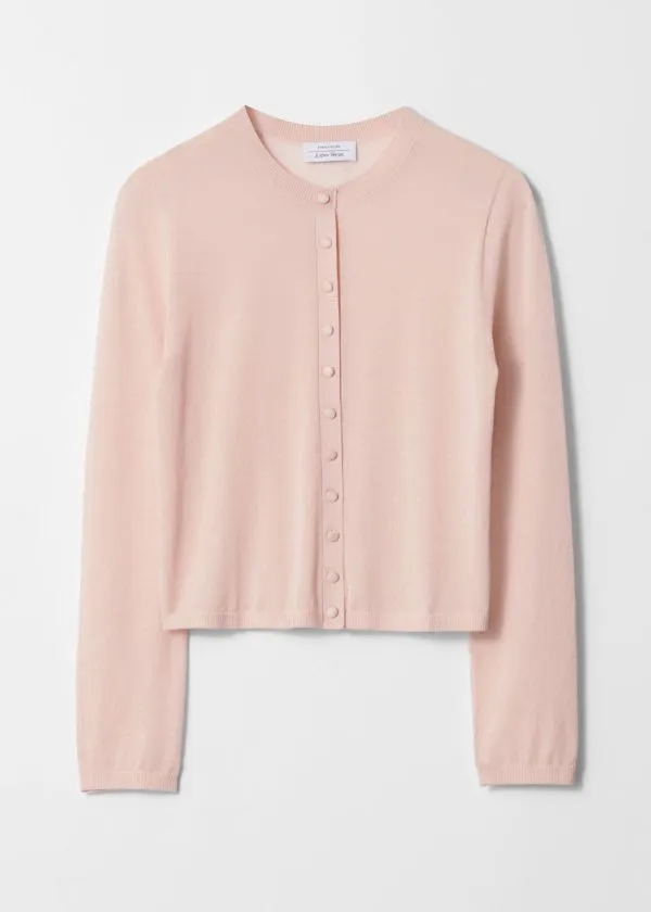 Women Knitwear and Other Stories Fine Knitted Cardigan Pink