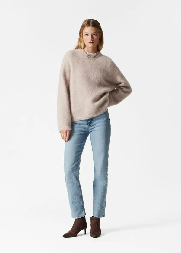 Women Knitwear and Other Stories MohairBlend Jumper Beige Women Knitwear and Other Stories MohairBlend Jumper Beige