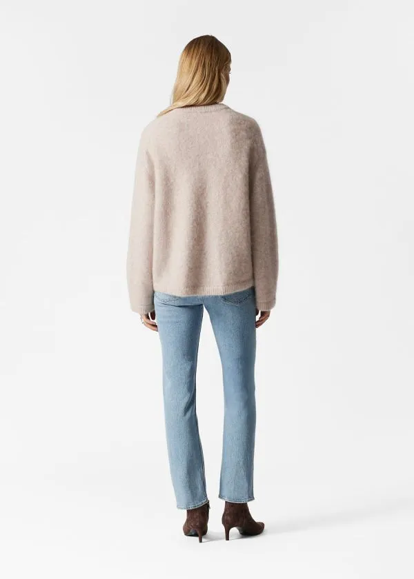 Women Knitwear and Other Stories MohairBlend Jumper Beige Women Knitwear and Other Stories MohairBlend Jumper Beige
