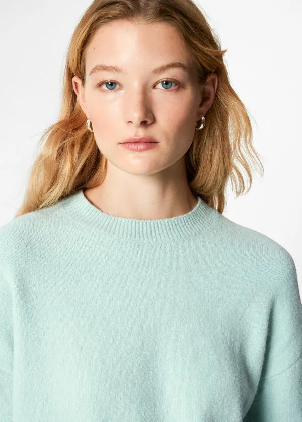 Women Knitwear and Other Stories Relaxed Knit Jumper Pale Green