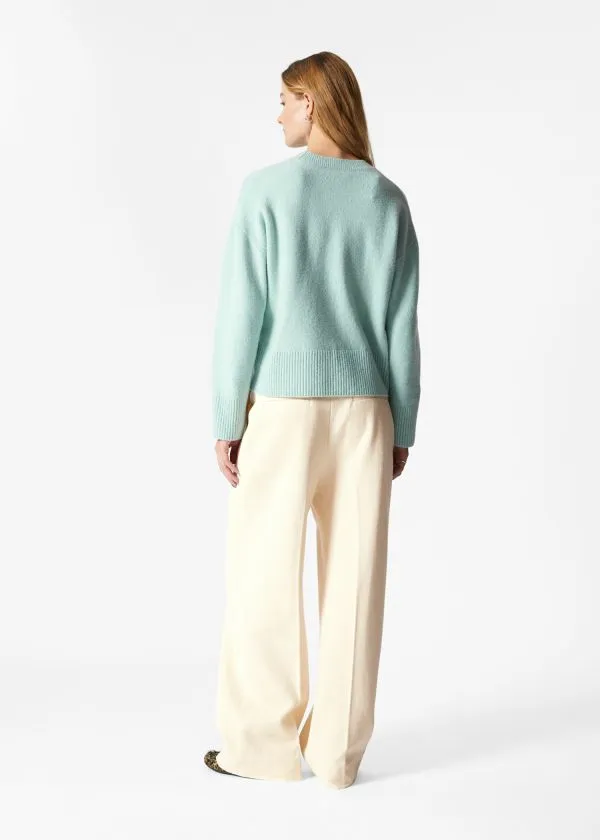 Women Knitwear and Other Stories Relaxed Knit Jumper Pale Green