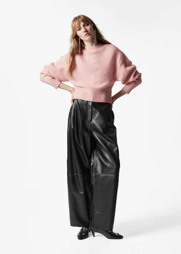 Women Knitwear and Other Stories RibKnit Jumper Pink