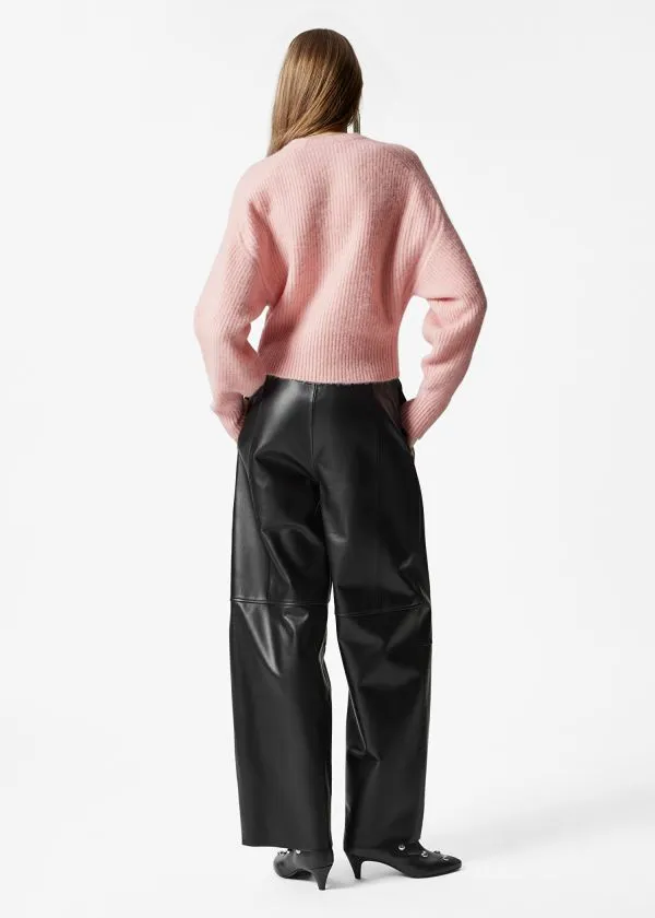 Women Knitwear and Other Stories RibKnit Jumper Pink