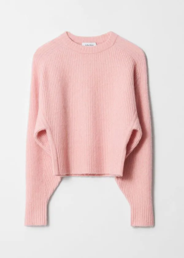 Women Knitwear and Other Stories RibKnit Jumper Pink