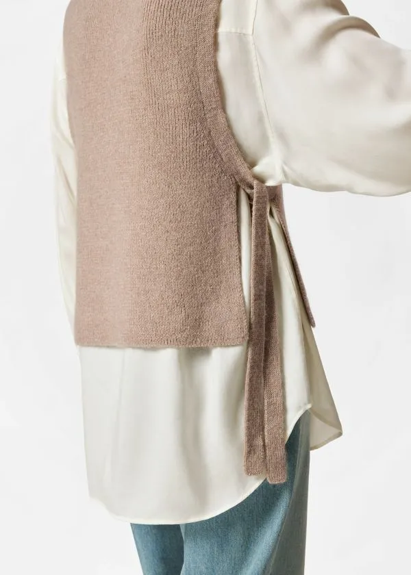 Women Knitwear and Other Stories Wool Bib Collar Mole