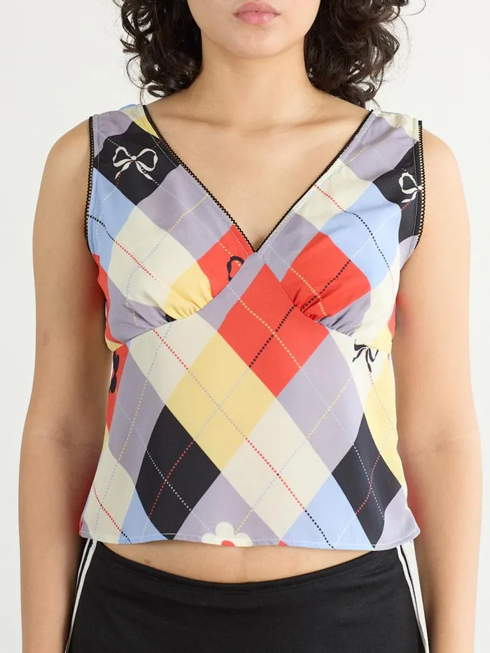 Women Lia Top Cirque Argyle Lisa Says Gah Tops
