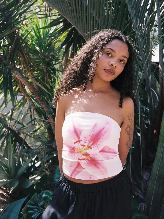 Women Lily Tube Top Lily Lisa Says Gah Knit Tops