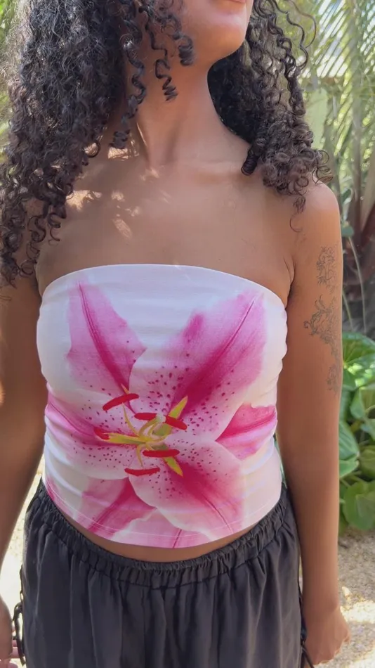 Women Lily Tube Top Lily Lisa Says Gah Knit Tops