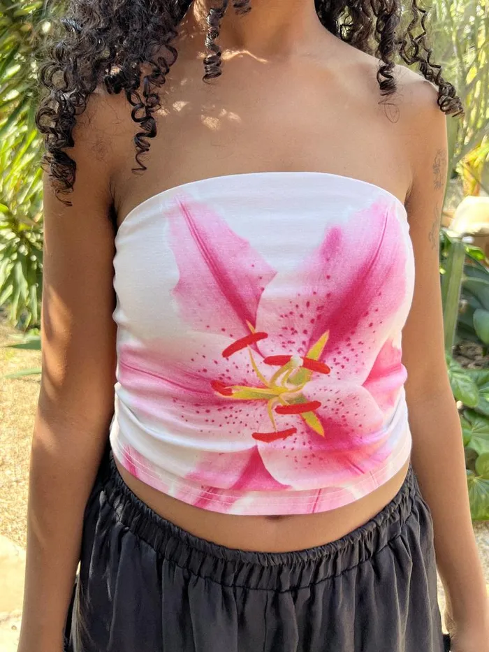 Women Lily Tube Top Lily Lisa Says Gah Knit Tops