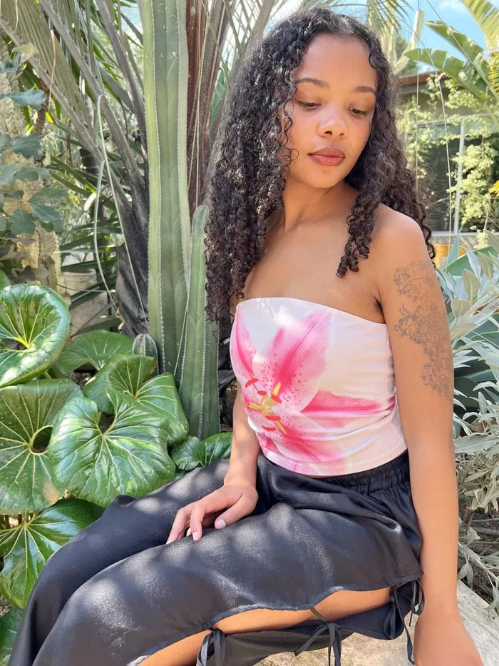 Women Lily Tube Top Lily Lisa Says Gah Knit Tops