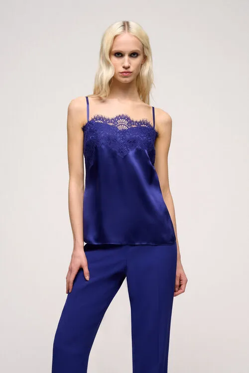 Women Luisa Spagnoli Brilli Brilli Bluette Tops and TShirts