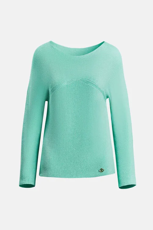 Women Luisa Spagnoli Canneto Canneto Periwinkle Knitwear Women Luisa Spagnoli Canneto Canneto Periwinkle Knitwear