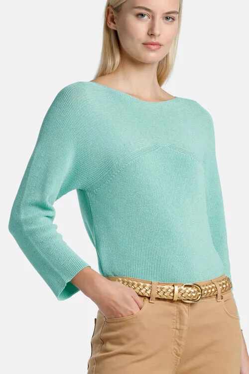 Women Luisa Spagnoli Canneto Canneto Periwinkle Knitwear Women Luisa Spagnoli Canneto Canneto Periwinkle Knitwear