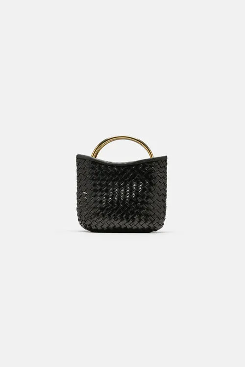 Women Luisa Spagnoli Intenza Intenza BrownGold Handbags