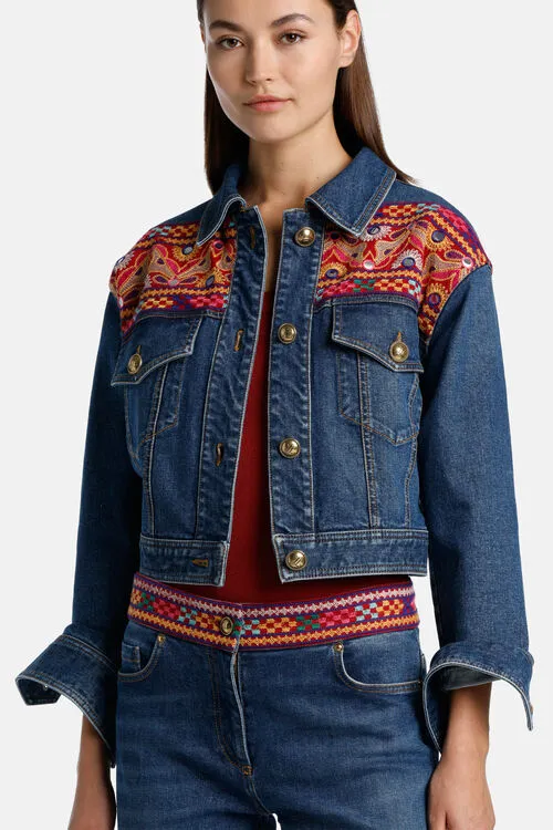 Women Luisa Spagnoli Vanini Vanini Blue Medium Jackets and Blazers Women Luisa Spagnoli Vanini Vanini Blue Medium Jackets and Blazers